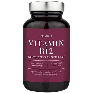 Nordbo Nordbo Vitamin B12 - 90 kaps.