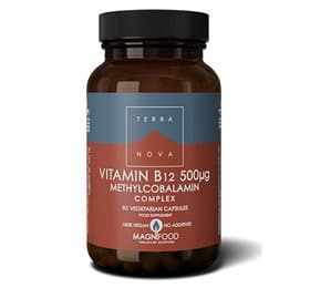 Terranova Terranova B12 vitamin 500 mcg • 50 kapsler