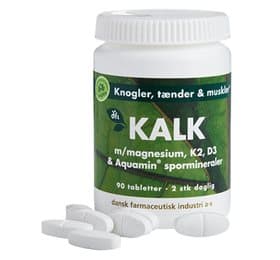 Dansk Farmaceutisk Industri DFI KALK m. magnesium, K2, D3 & spormineraler 90 tab.