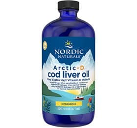 Helsegrossisten Nordic Naturals Arctic Cod Liver Oil m. d-vitamin 473 ml