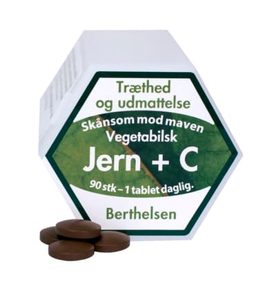 Dansk Farmaceutisk Industri Berthelsen Jern + C 90 tab.