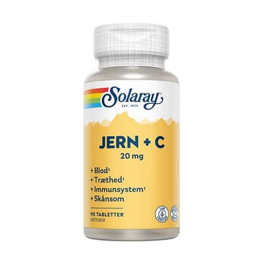 Solaray Solaray Jern + C 90 tab.