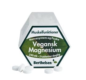 Dansk Farmaceutisk Industri Berthelsen Magnesium Vegansk 240 tabl.