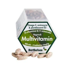 Dansk Farmaceutisk Industri Berthelsen Multivitamin Vegansk 180 tab.