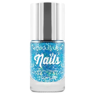 BeautyUK Beauty UK Glitter Nail Polish, Supernova Blue