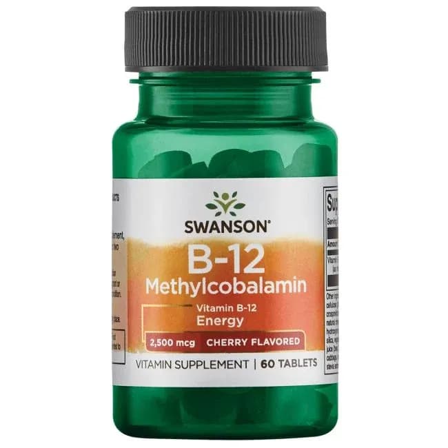 Tongkatbutiken.se B-12 Methylcobalamin 2500 mcg 60 tabletter Swanson - Default Title