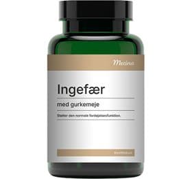 Helsegrossisten Mezina Ingefær med Gurkemeje 120 tbl.