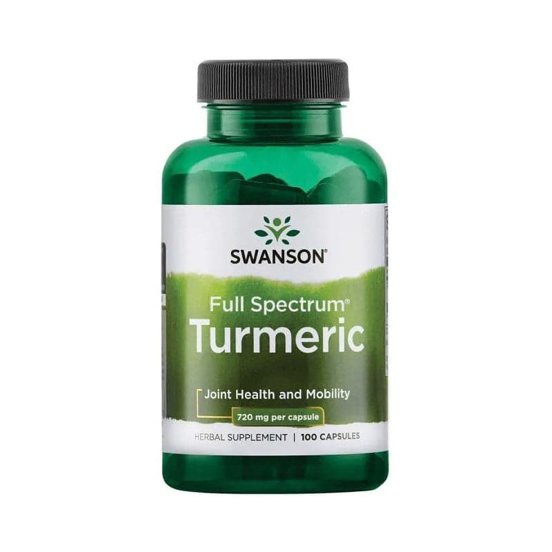 Swanson Turmeric, Gurkemeje 720 mg 100 kapsler Swanson