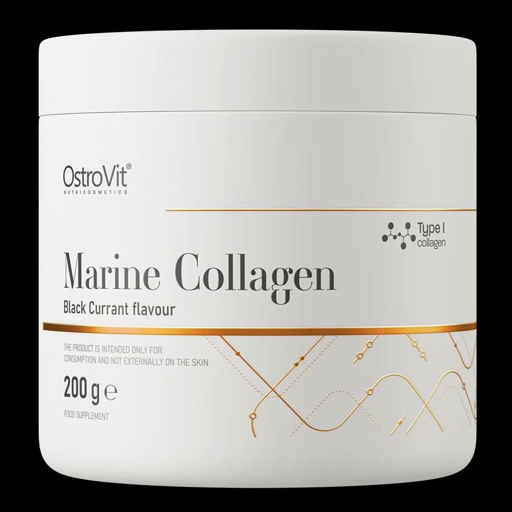 Vitaminone.dk Collagen Marine Type 1, med C-vitamin og Blåbær smag. 200 gr. (til 75 dage!)