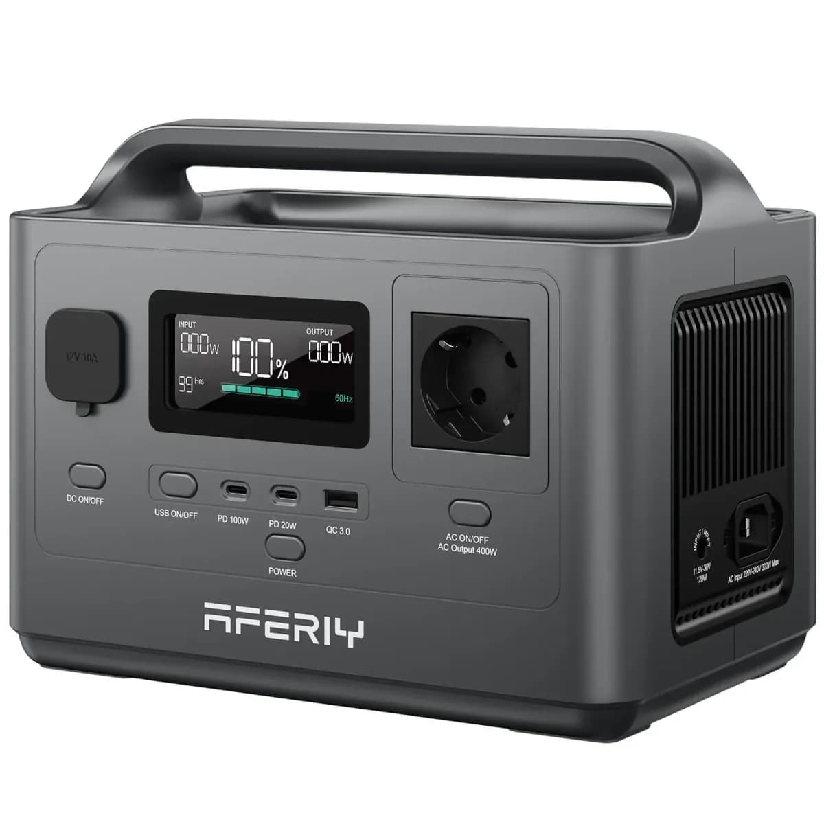 AFERIY P040 Transportabel Power Station 400W 256Wh