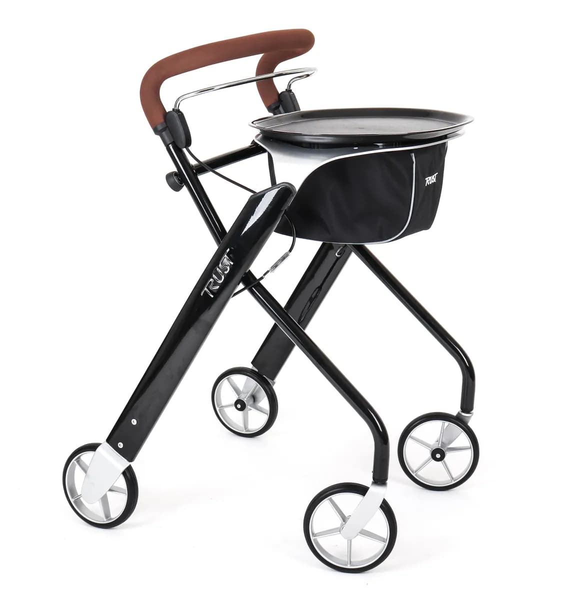 TrustCare Let's Dream Indendørs Rollator med bakke og stofkurv