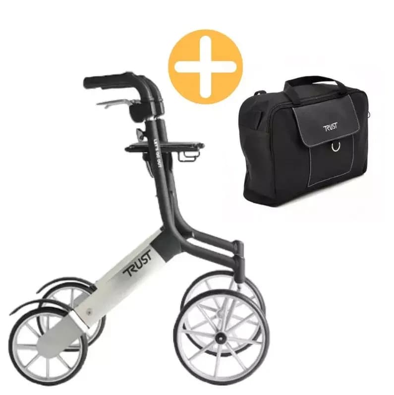 TrustCare Lets Go Out Udendørs Rollator inkl. taske
