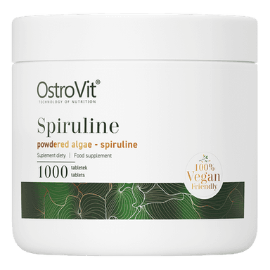 Vitaminone.dk Spirulina, Superfood, Anti-oxidanter, Veganske. 1000 tabletter