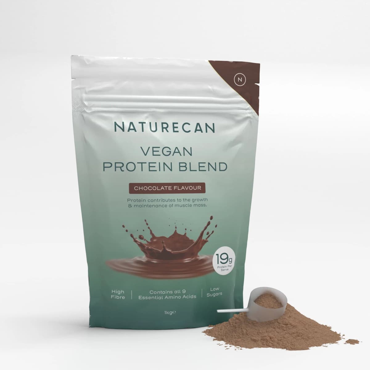 Naturecan DK Vegansk Proteinpulver - Chokolade / 1kg